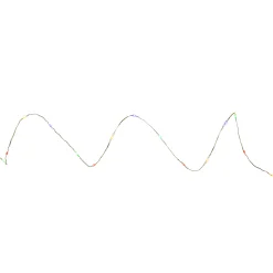 Northlight 100Ct Multi-Color Led Micro Fairy Lights, 16Ft Copper Wire