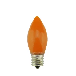 Sienna 4Ct Orange Opaque C9 Led Glass Christmas Replacement Bulbs