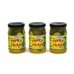 CC Home Furnishings 3Ct Perky Pickles With A Sweet Horseradish Kick 16 Oz. Each