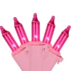 Northlight 100Ct Pink Mini Christmas Light Set, 20Ft Pink Wire
