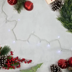 Northlight 100Ct Pure White Led Wide Angle Christmas Lights, 33Ft White Wire