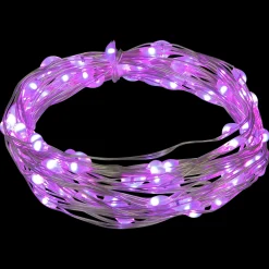 Northlight 100Ct Purple Led Micro Fairy Lights, 16Ft Copper Wire