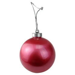 Northlight 3Ct Red Led Lighted Battery Operated Shatterproof Christmas Ball Ornaments 6" (150Mm)