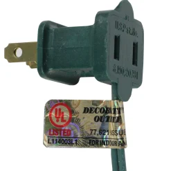 Merry and Light 25Ct Red Transparent C9 Christmas Light Set - 24Ft Green Wire