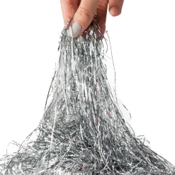 Tree Attachments*Northlight 1000Ct Silver Tinsel Icicle Strands - 18