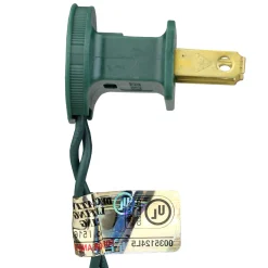 Northlight 100Ct Warm White Led Faceted C7 Christmas Lights, 66Ft Green Wire