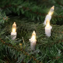 Northlight 35Ct Warm White Led Mini Christmas Lights, 11.25Ft White Wire