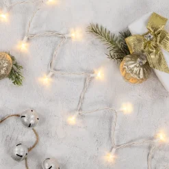 Northlight 35Ct Warm White Led Mini Christmas Lights, 11.25Ft White Wire