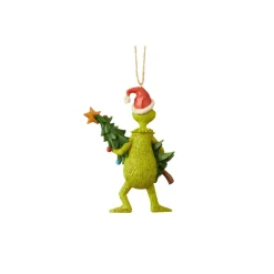Christmas Villages*Department 56 Dept 56 Jim Shore Grinch And Tree Christmas Ornament