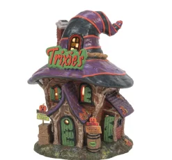 Christmas Villages*Department 56 Dept. 56 Snow Village Halloween Trixie's Tricks & Treats Lighted Building #6011438