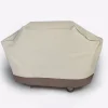LB International Durable Full Outdoor Patio Premium Embossed Gas Grill Cover - Taupe