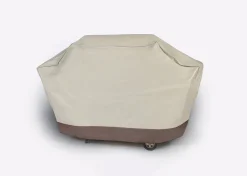 LB International Durable Full Outdoor Patio Premium Embossed Gas Grill Cover - Taupe