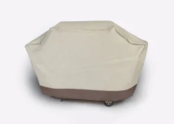 LB International Embossed Durable Outdoor Patio Full Premium Gas Grill Cover - Taupe