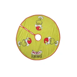 48 Inch And Smaller*Enesco The Grinch Hooded Christmas Tree Skirt