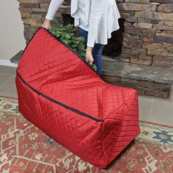 Tree Storage*Northlight Expandable Quilted Rolling Christmas Tree Bag For Trees 9-12Ft