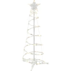 Northlight Spiral Trees>3Ft Led Lighted Spiral Cone Tree Outdoor Christmas Decoration, Warm White Lights