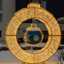 Commercial*Northlight 11.8Ft Lighted Commercial Grade Led Christmas Ornament Display Decoration