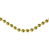 Beaded Garland*Northlight 33Ft X 10Mm Shiny Gold Round Beaded Christmas Garland