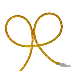 Sienna Gold Incandescent Outdoor Christmas Rope Lights - 102 Ft