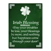 Crafted Creations Green And White Irish Blessing St. Patrick's Day Cotton Wall Art Decor 20" X 16"