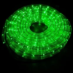 Hofert Green Commercial Incandescent Length Christmas Rope Lights - 100 Ft White Wire