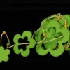 Specialty Garland*The Ribbon People Green Fuzzy Flower Garland Decoration 59" X 19.8 Yards