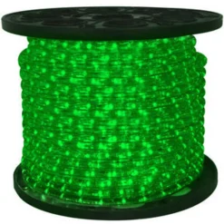 Northlight Green Led Commericial Grade Outdoor Christmas Rope Lights On A Spool - 288 Ft Clear Tube