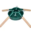 Live Tree Stands*Northlight Green Metal And Wood Live Christmas Tree Stand - For Trees Up To 7Ft Tall