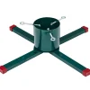 Live Tree Stands*Northlight Green Metal Live Christmas Tree Stand - For Trees Up To 9Ft Tall