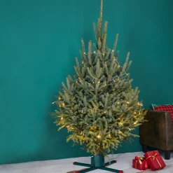 Live Tree Stands*Northlight Green Metal Live Christmas Tree Stand - For Trees Up To 9Ft Tall