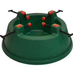 Live Tree Stands*Northlight Green Wide Mouth Simple Set Live Christmas Tree Stand -Hold Trees Up To 8Ft