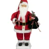 Santa Figures*Northlight 24-Inch Animated Santa Claus With Lighted Candle Musical Christmas Figure