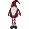Gnomes*Northlight 41-Inch Led Lighted Red And Black Plaid Extendable Gnome Christmas Figure