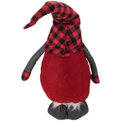 Gnomes*Northlight 41-Inch Led Lighted Red And Black Plaid Extendable Gnome Christmas Figure