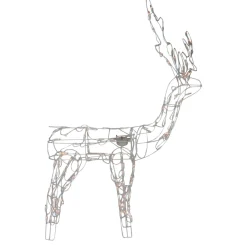Outdoor Decorations*Northlight 48-Inch Lighted White Standing Reindeer Animated Outdoor Christmas Decoration