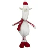 Plush Figures*Northlight 26-Inch Plush Red And White Standing Llama Table Top Christmas Decoration