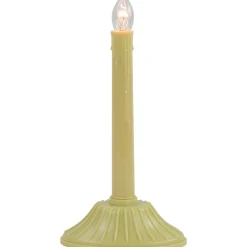 Northlight Ivory Single Light Christmas Candolier Candle Lamp - 9.5 Inch