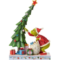 Christmas Villages*Department 56 Jim Shore Dr Seuss Grinch Un-Decorating The Christmas Tree Christmas Figure #6008886