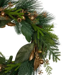 Specialty Wreaths*Northlight Leaves, Berry And Cedar Artificial Christmas Wreath - 20-Inch, Unlit