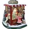 Christmas Villages*Icy Giftware Led Lighted And Musical Santa's Toy Shop Christmas Village Decoration