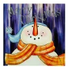 Signs & Plaques*Northlight Led Lighted "Merry Christmas" Snowman Christmas Canvas Wall Art 11.75" X 11.75"