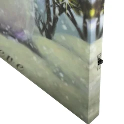 Signs & Plaques*Northlight Led Lighted Snowman And Bird Friends Christmas Canvas Wall Art 15.75