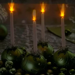 Signs & Plaques*Northlight Led Lighted Sparkling Ornament Centerpiece Christmas Canvas Wall Art 11.75