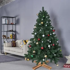 Artificial Tree Stands*Northlight Light Wood Artificial Christmas Tree Stand - For Trees Up To 7.75Ft Tall