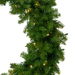 Pre-Lit Wreaths*Northlight Lighted Northern Pine Artificial Christmas Wreath - 36 Inch, Warm Clear Led Lights