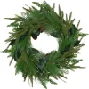 Specialty Wreaths*Northlight Long Needle Pine And Mixed Foliage Artificial Christmas Wreath, 25-Inch, Unlit