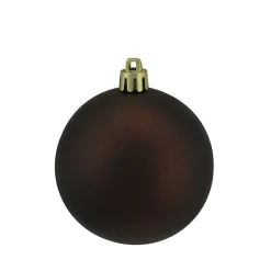 Vickerman Shatterproof>Matte Brown Uv Resistant Shatterproof Christmas Ball Ornament 2.75" (70Mm)