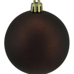 Vickerman Shatterproof>Matte Brown Uv Resistant Shatterproof Christmas Ball Ornament 2.75" (70Mm)