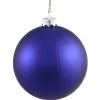Vickerman Shatterproof>Matte Cobalt Blue Shatterproof Christmas Ball Ornament 2.75" (70Mm)