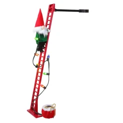 Tree Attachments*Mr. Christmas Animated And Musical Climbing Gnome With Light Strand Decoration